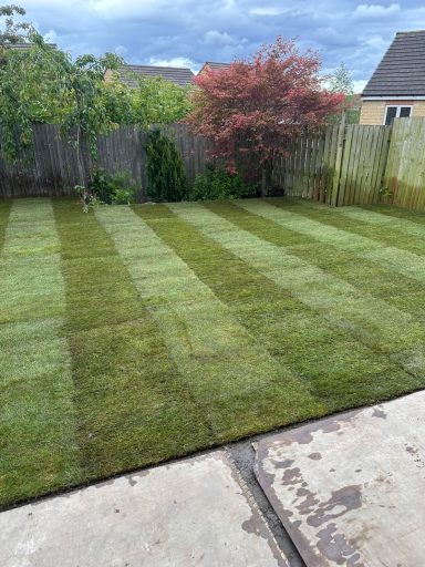 New Lawn Turf Installation – Bradford BD10 New lawn turf installation in Bradford BD10